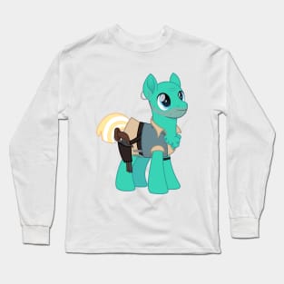 Black Pete pony dressed Long Sleeve T-Shirt